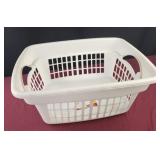 White laundry basket