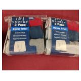 George 3 pack boxer briefs 2XL. 2 packs