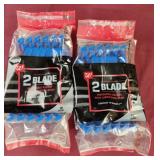 2 blade disposable razors. 2-12 ct unopened packs
