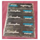 Swingline standard staples. 4-5000 unopened packs