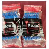 2 blade disposable razors. 2-12 ct unopened packs