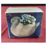 Frosted Crystal Swan