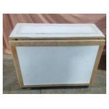 Folding table on wheels34 x 29.5 x 12-62