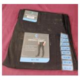 Denali Pant straight fit 32 x 30. New. Black