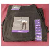 Denali Pant straight fit 36 x 32. New. Black
