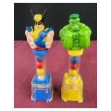 2 FLIX Superhero Gumball Dispensers - HULK and