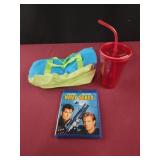 Navy seals blue ray disc movie, plastic cup with