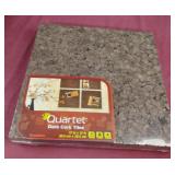 Frameless Quarter Dark Cork Tiles. 12 x 12. 4 in