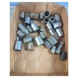 Sockets. Various sizes and brands