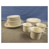 Homes Laughlin China dishes. 21 pieces total