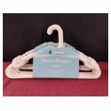 Whitmor 2 sets of 10 plastic hangers