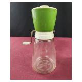 Vintage Federal Housewares Glass Spice Nut