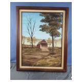 Bill Bagnall painting  23 x 29.5