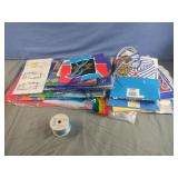 Hannakuh gift bags, paper placemats and paper