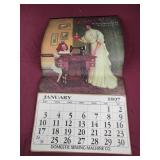Vintage Antique 1897 Calendar Domestic Sewing