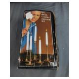 Centurion 5 PC. brass candle holder set