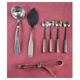 4 fondue spoons, Pampered Chef Small Double Spoon