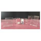 7 plastic photo frames assorted sizes