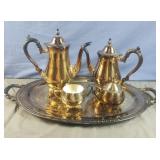 Oneida silver plated serving set