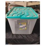 15 gallon plastic storage crate