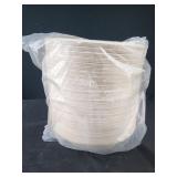 Fiber bowls 7.5" diameter with plastic lids