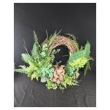 22" greenery wreath