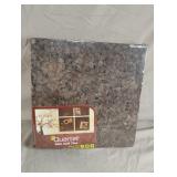 Quartet dark cork tiles. 12 x 12. Total of 4