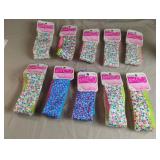 Scunci girl hair bands. 10-3 pc packs