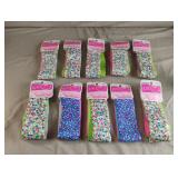 Scunci girl hair bands. 10-3 pc packs