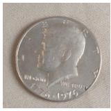 1776-1976 bicentennial Kennedy half dollar