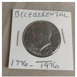 Bicentennial 1776-1976 Kennedy half dollar