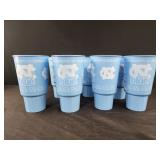7 NC tarheels plastic cups