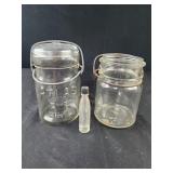 Atlas E-Z Seal Vintage Pint Size Wire Bail Mason