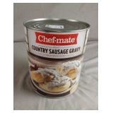 Chef-mate Country Sausage Gravy. 6 lb 9 oz. Exp