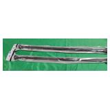 Mainstays bronze color tension rods. 30"-52". Set