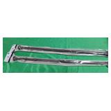 Mainstays bronze color tension rods. 30"-52". Set