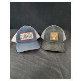 2 hats, buck, hardcover carnivore