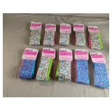 Scunci girl hair bands. 10-3 pc packs