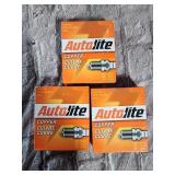 Autolite Copper Core Spark Plug,3 boxes of 4