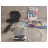 Knife case, glass plate, fire starter survival