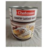 Chef-mate Country Sausage Gravy. 6 lb 9 oz. Exp