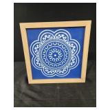 10x10 wood and metal wall decor