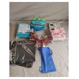 Party napkins and tiaras