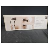 Allen & Roth 3 pc hardware set bronze finish