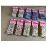 Scunci girl hair bands. 10-3 pc packs