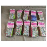 Scunci girl hair bands. 10-3 pc packs