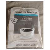 Cone style natural 40 count coffee filters #4. 12