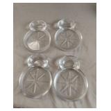 Vintage Fosteria Set of 4 coasters with spoon