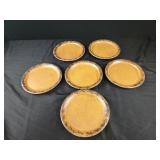 Set Of 6 Vintage McCoy Canyon Mesa (7ï¿½) Plates