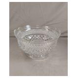 Vintage 10" Anchor-Hocking Glass Fruit Bowl,
